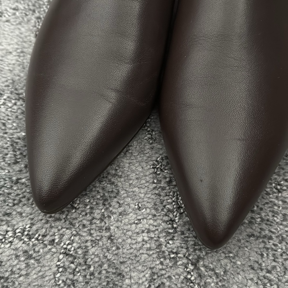 Anthropologie dark brown mules 37‎ - Picture 5 of 5